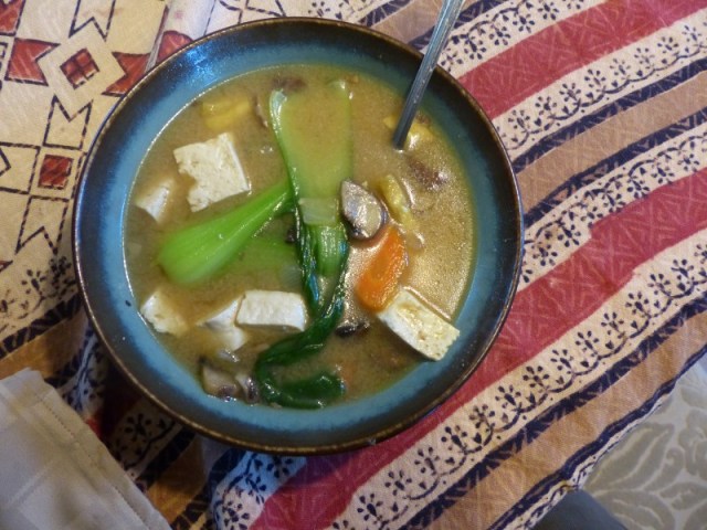 Spring Vegetable Miso Soup 