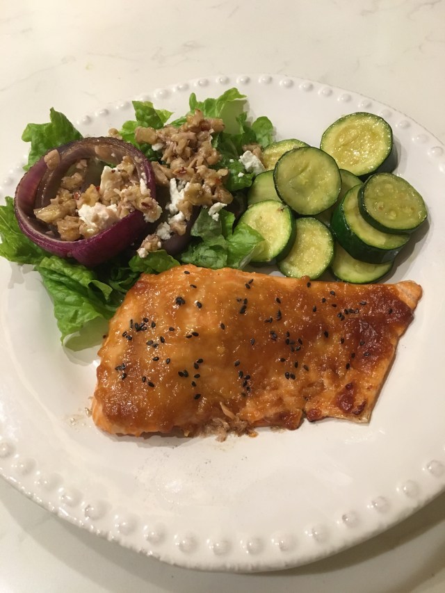 miso honey glazed salmon